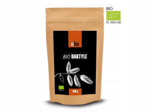Bio Daktyle 250g Naturalne Ekologiczne Vibio
