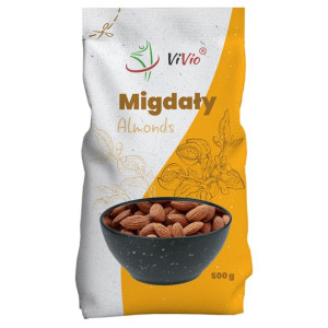 Migdały Całe 500g Hiszpańskie Naturalne Zdrowe