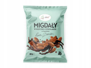 Migdały W Mlecznej Czekoladzie Z Cynamonem Ad 80g