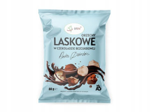 Orzechy Laskowe W Czekoladzie Bezcukrowej 80g Ad
