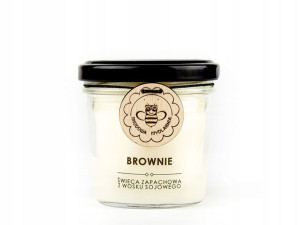 Świeca Brownie 120ml Miodowa Mydlarnia