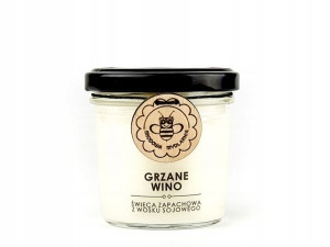 Świeca Grzane Wino 120ml Miodowa Mydlarnia