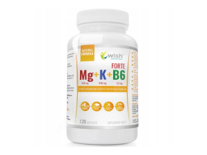 Magnez+potas+vit B6 - 120 Kapsuek Wish