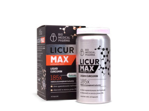 Licur Max 60 Kaps Płynna Kurkumina - Na Odporność