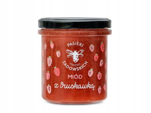 Miód Z Truskawką 430g Pasieki Sadowskich