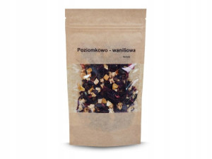 Herbata Poziomkowo-waniliowa 50g - Herbata Owocowa