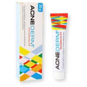 Acne-Derm, krem przeciwtrądzikowy i wybielający, 20 g