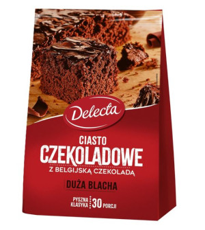 Ciasto DELECTA czekoladowe duża blacha 670g