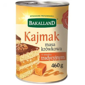 Kajmak masa krówkowa BAKALLAND o smaku tradycyjnym 460 g