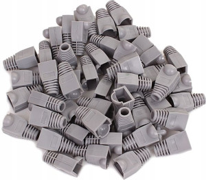 Osłona na złącza RJ45 Getfort GUMOWA SZARA