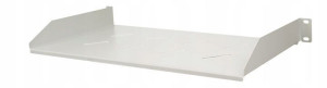 Półka Rackowa uniwersalna 19" 1U 270mm szara