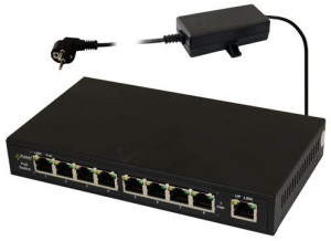 Switch 9x 100 Mbps 8 Portów Poe Fast Ethernet