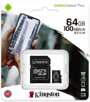 Karta Pamięci Kingston Canvas Select Plus 64gb