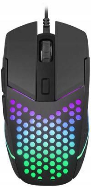 Mysz Gamingowa 6400dpi Podświetlenie Rgb Rainbow