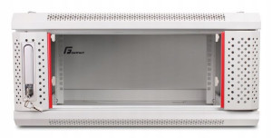 Szafa Rack Getfort 19cali 4u 600x450 Wisząca Szara