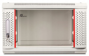 Szafa Rack Getfort 19cali 6u 600x450 Wisząca Szara