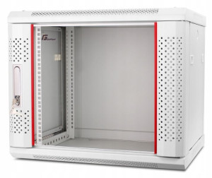 Szafa Rack Getfort 19cali 9u 600x600 Wisząca Szara