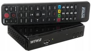 Tuner Dekoder Dvb-t/t2 Wiwa H.265 Lite Telewizja