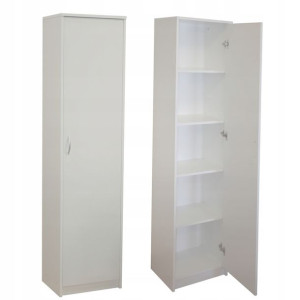Regał zamknięty GABI 40 cm x 180cm x 35 cm biały