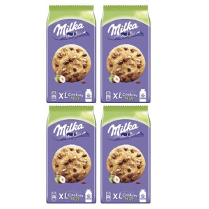 4x Ciastka Milka XL Cookies Nut 184g