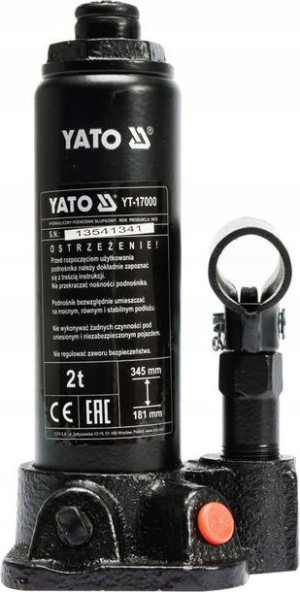 Podnośnik Tłokowy Hydrauliczny 2t Yato Yt-17000