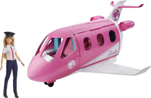 Barbie Wymarzony Samolot GJB33 + lalka Pilotka