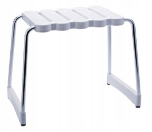 RIDDER taboret z aluminium, srebny - WYPRZEDAŻ