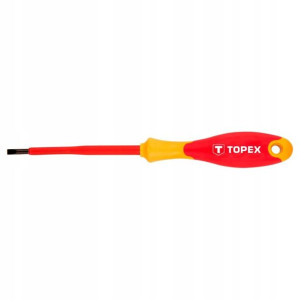 Wkrętak płaski 1000V, 4.0x100 mm CrMo TOPEX 39D472