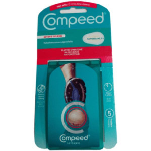 Compeed, plastry sportowe na pęcherze na podeszwie stóp, 5 szt.