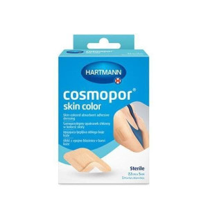 Cosmopor Skin Color, opatrunek jałowy, 7,2x5 cm, 5 szt.