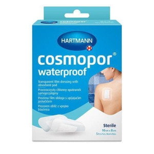 Cosmopor Waterproof, opatrunek jałowy, 10x8 cm, 5 szt.