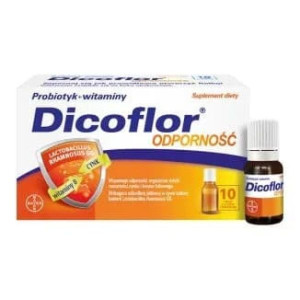 Dicoflor Odporność, dla dzieci od 3 roku i dorosłych, krople 10 x 10 ml
