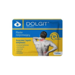 Dolgit, plaster rozgrzewający, 10 cm x 13 cm, 10 szt.
