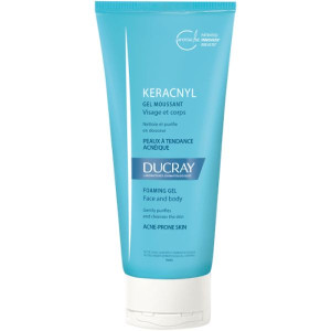 Ducray Keracnyl, żel oczyszczający do twarzy, 200 ml