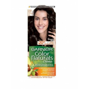 Farba do włosów Garnier Color Naturals, 2.0 BARDZO CIEMNY BRĄZ, 1 szt.