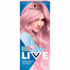Farba do włosów Schwarzkopf Live, Rose Gold P123, 1 szt.