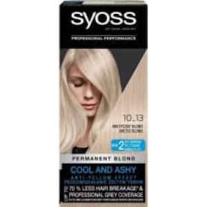 Farba do włosów Syoss Permanent Coloration, Arktyczny Blond 10-13, 1 szt.