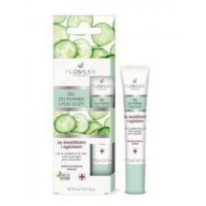 Flos-Lek, żel ze świetlikiem i ogórkiem do powiek i pod oczy, 15 ml