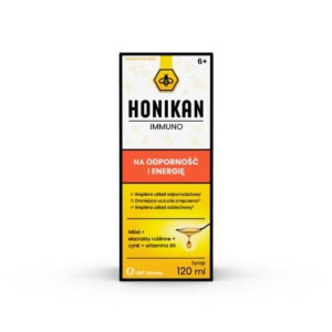 Honikan Immuno, na odporność i energię, syrop, 120 ml