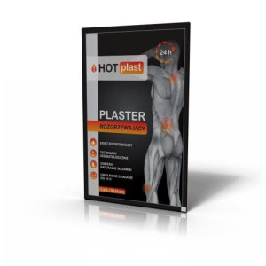 Hot Plast, plaster rozgrzewający, 9 cm x 14 cm, 1 sztuka