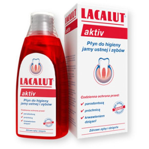 Lacalut activ, płyn do płukania ust, 300 ml