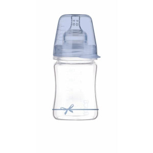 Lovi Diamond Glass, butelka szklana, Baby Shower Boy, 150 ml