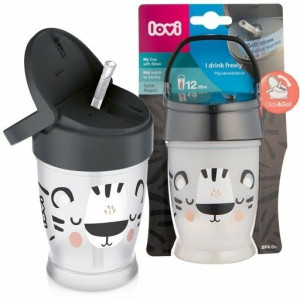 Lovi Salt & Pepper, kubek ze słomką Junior, 250 ml