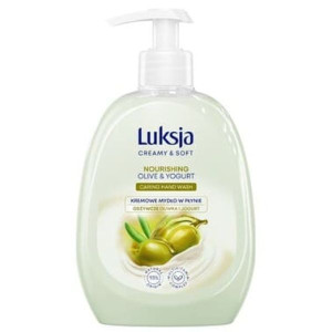 Luksja Creamy & Soft, mydło w płynie, odżywcza oliwka i jogurt, 500 ml