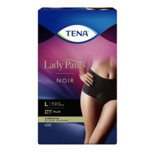 Majtki chłonne Tena Lady Pants Plus Noir, rozmiar L, 30 szt.