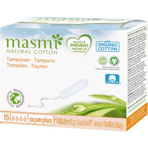 Masmi, tampony bez aplikatora Super Plus, 15 szt.