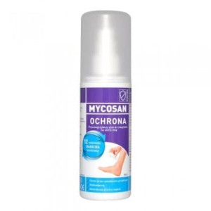MYCOSAN Ochrona, przeciwgrzybiczy aerozol do stóp, 80 ml
