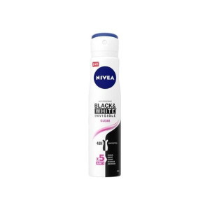 Nivea Black & White Invisible Clear, antyperspirant, spray, 250 ml