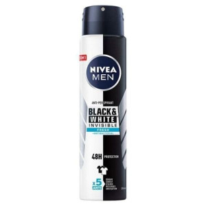 Nivea MEN Black & White Invisible Fresh, antyperspirant, spray, 250 ml