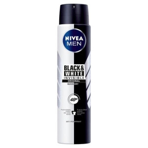 Nivea MEN Black & White Invisible Original, antyperspirant, spray, 250 ml